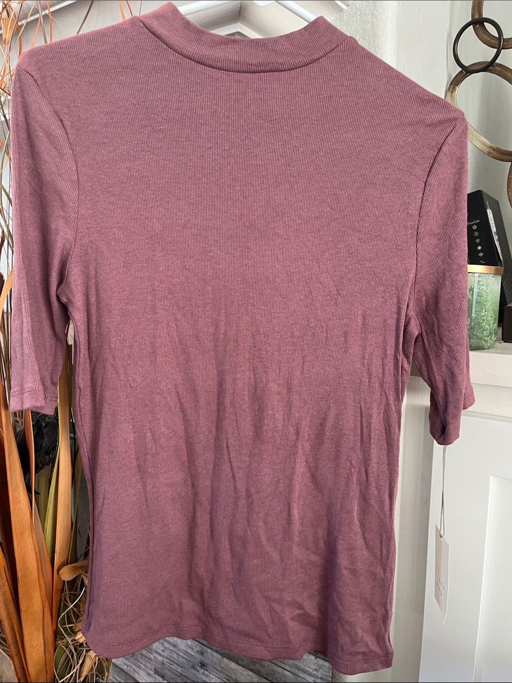a new day Women's Short Sleeve Crewneck Tee in Mauve